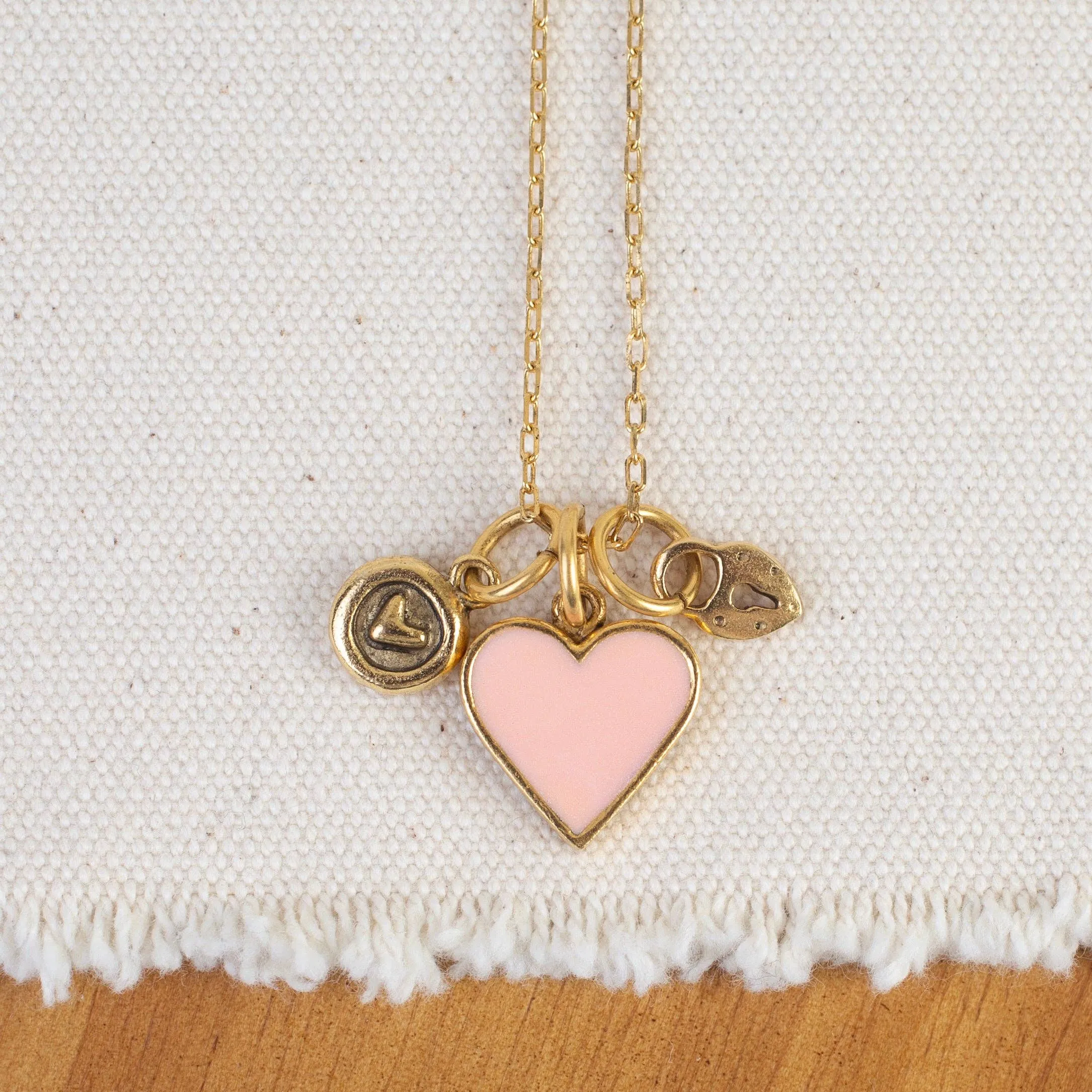 * Charm Bar * Bubble Heart Charm