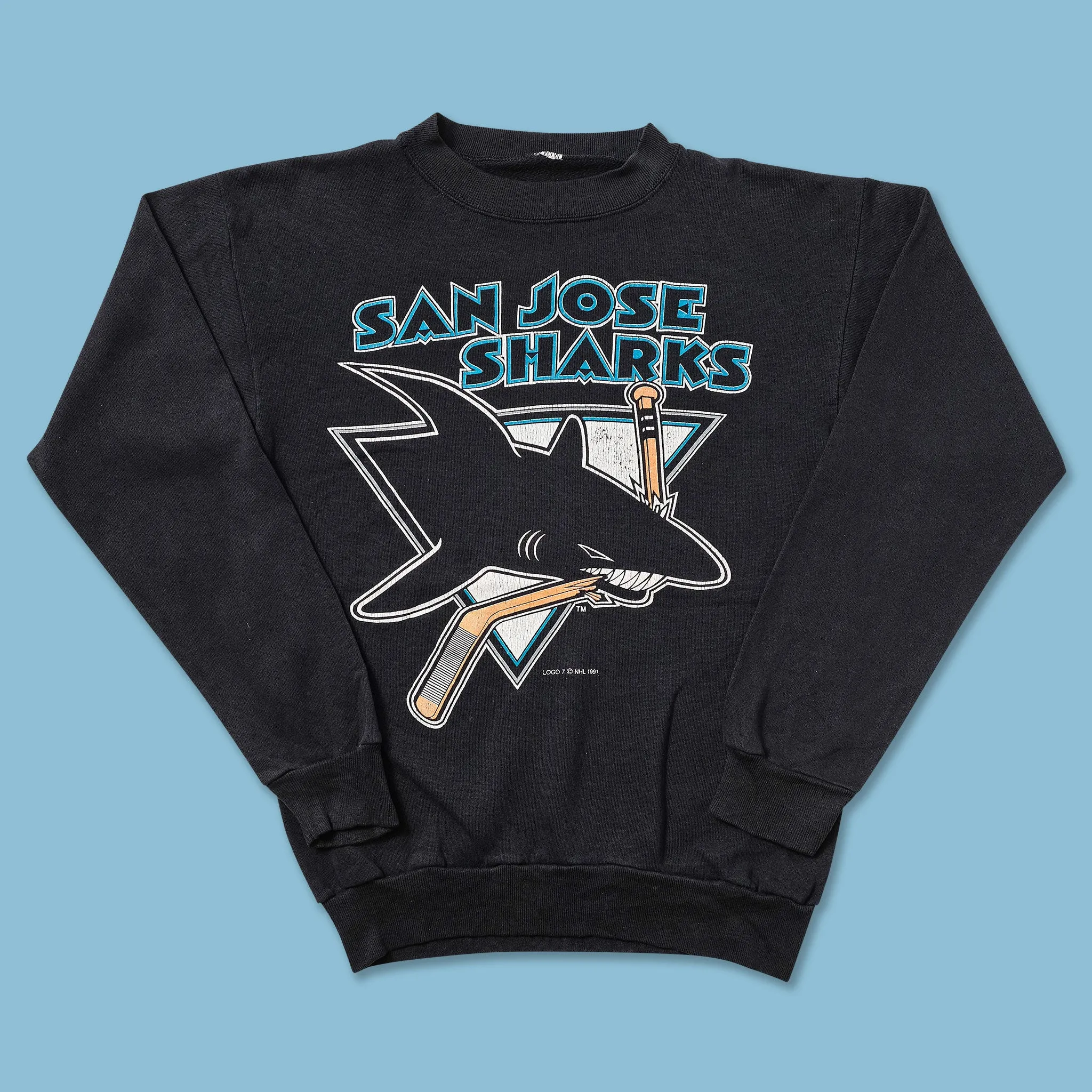 1991 Women's San Jose Sharks Sweater Small