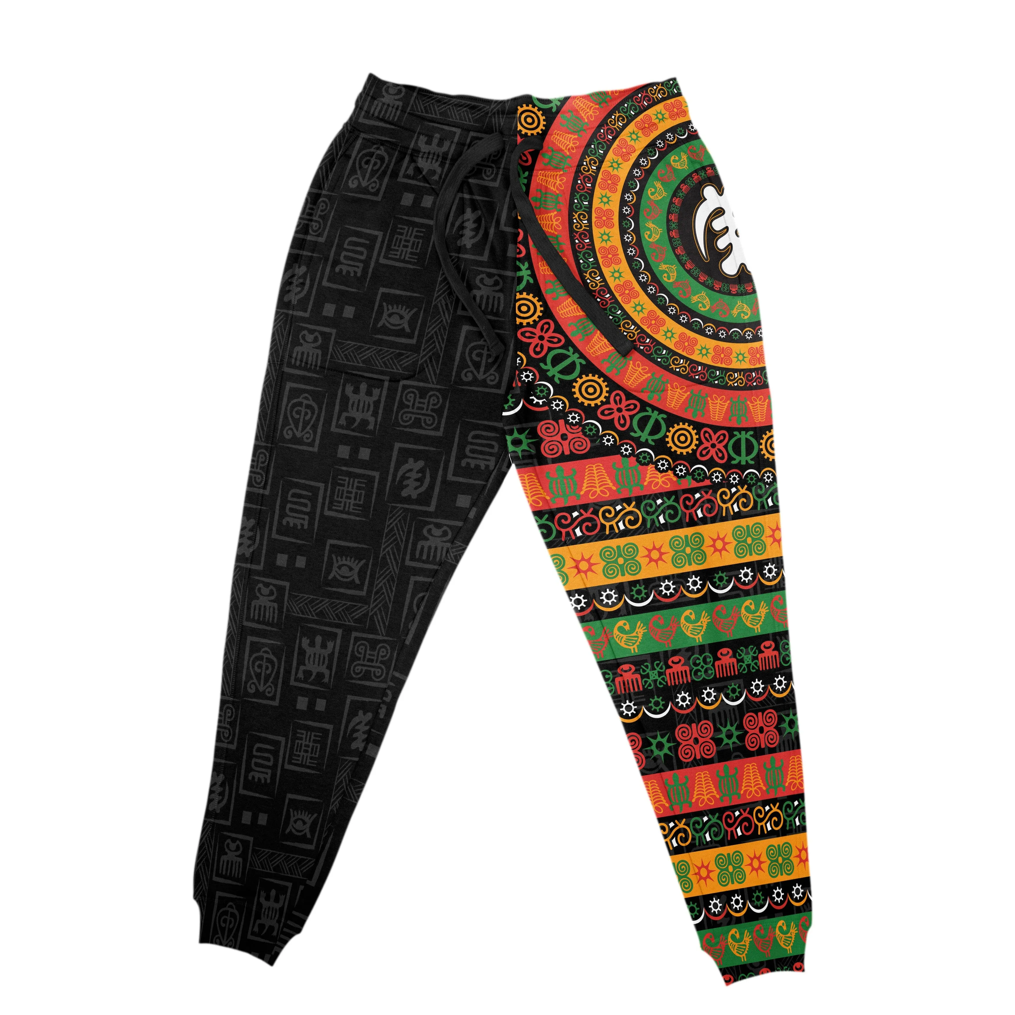 Adinkra Symbols Print Joggers