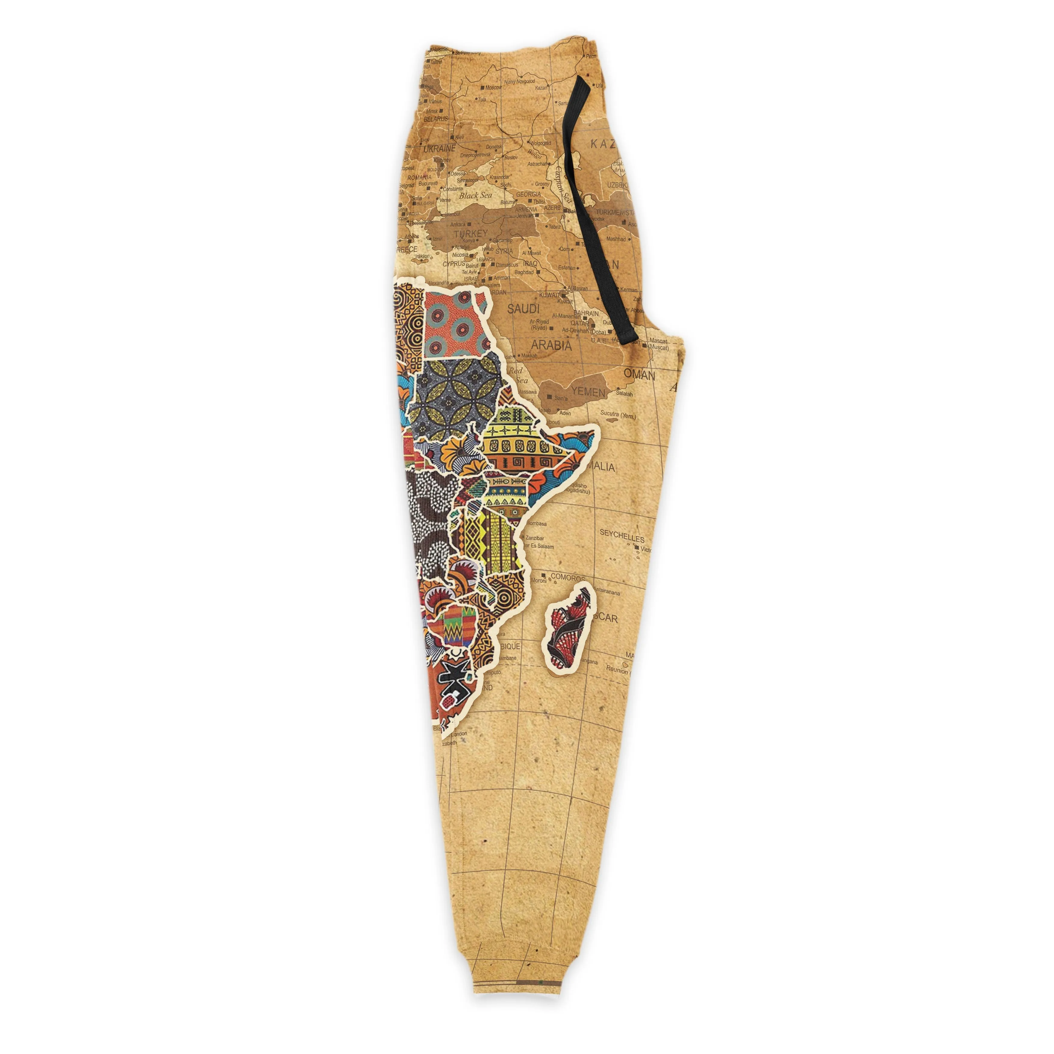 Africa On World Map All-over Hoodie and Joggers Set