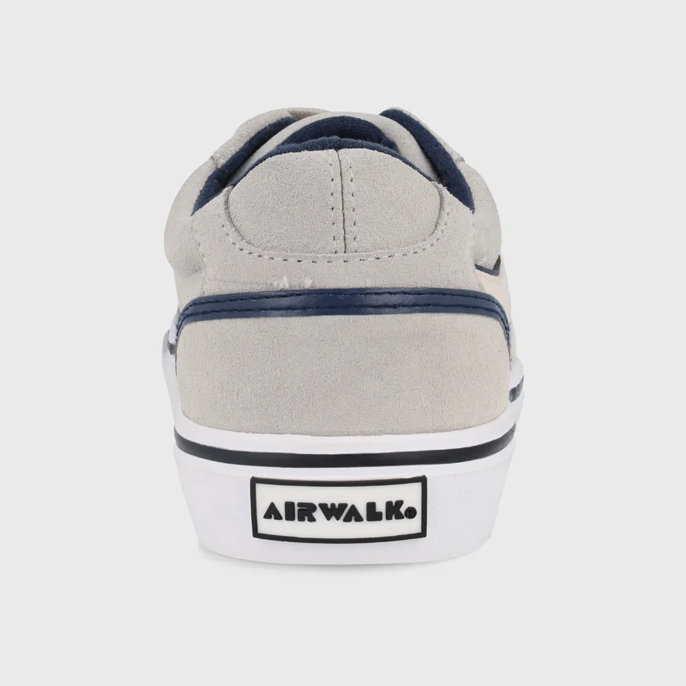 Airwalk Mens Aurora Canvas Sneaker Grey/Blue _ 182918 _ Grey