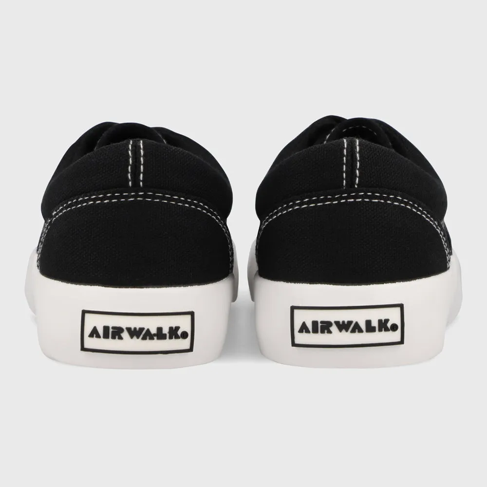 Airwalk Mens Jual Sneaker Black/White _ 174081 _ Black