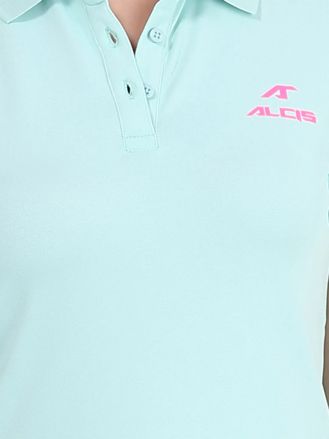 Alcis Happy Blue Polo T Shirt