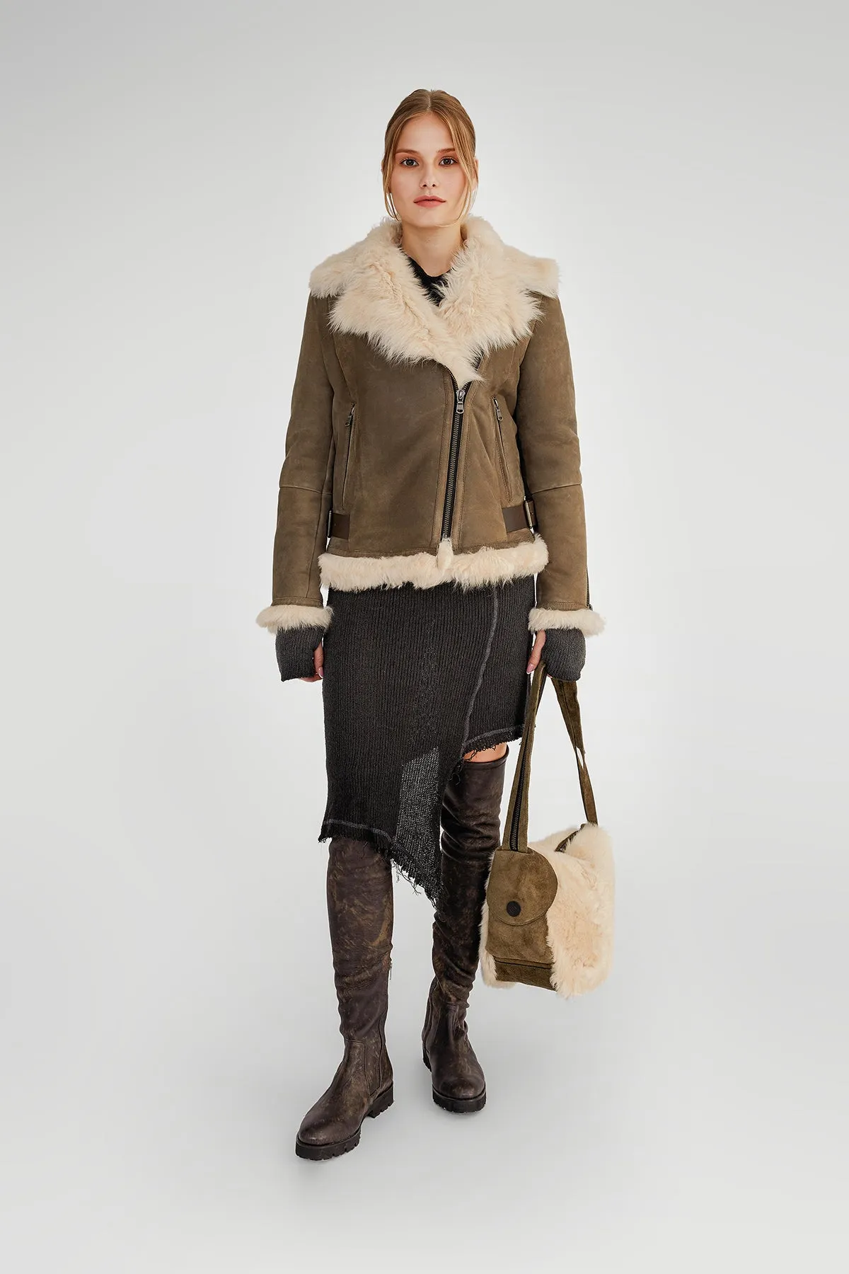 Amber - Shearling Jacket