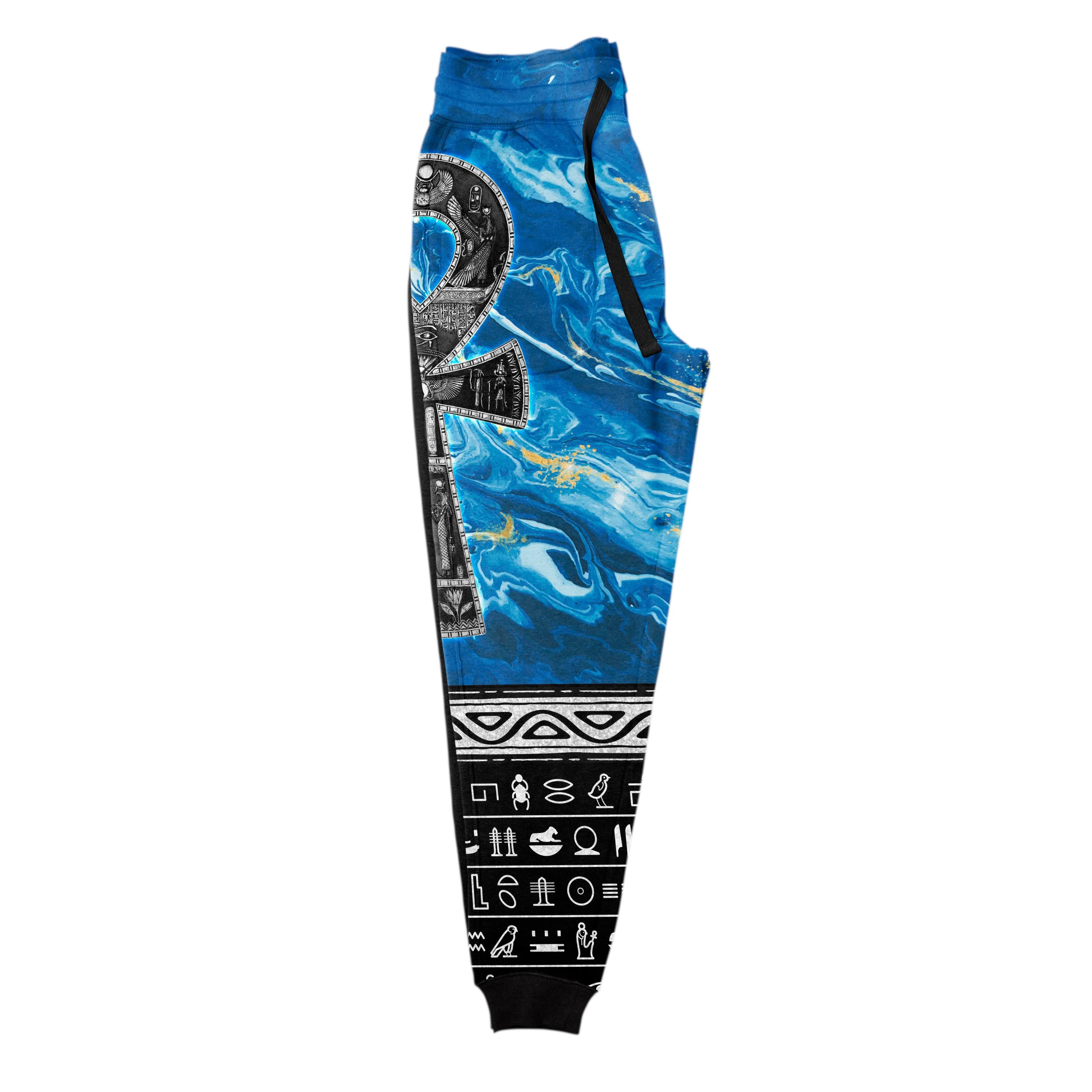 Ankh On Blue Marble Joggers