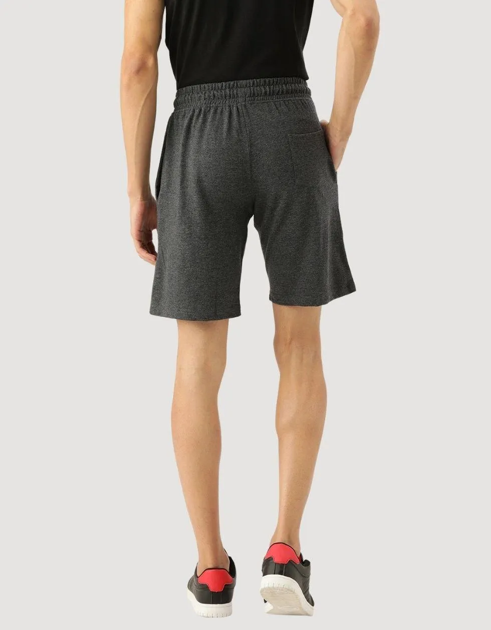 Anthra Regular Fit Solid Shorts