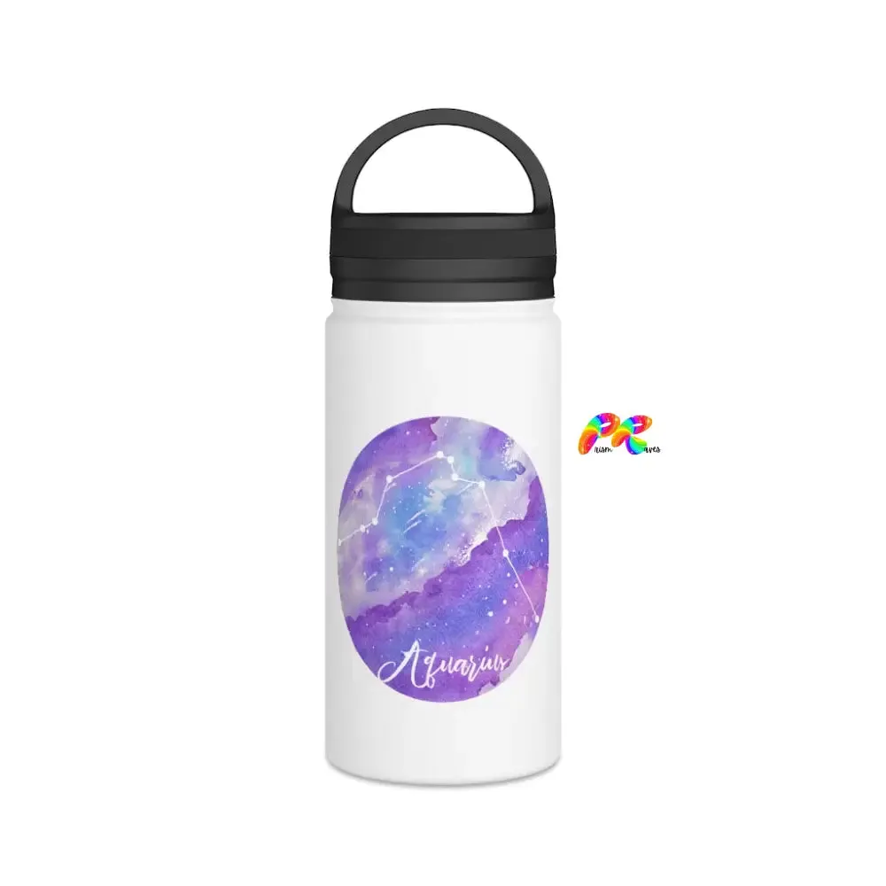 Aquarius Stainless Steel Water Bottle, Handle Lid