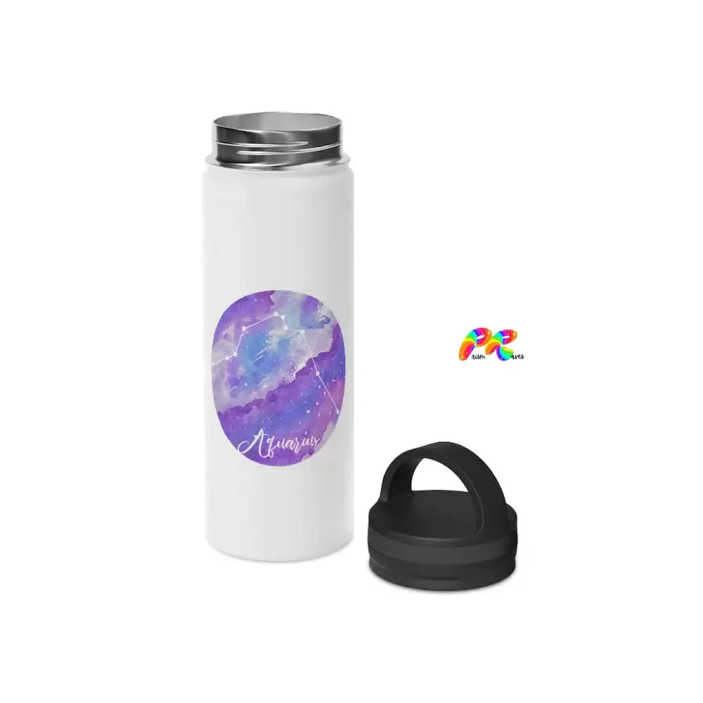 Aquarius Stainless Steel Water Bottle, Handle Lid