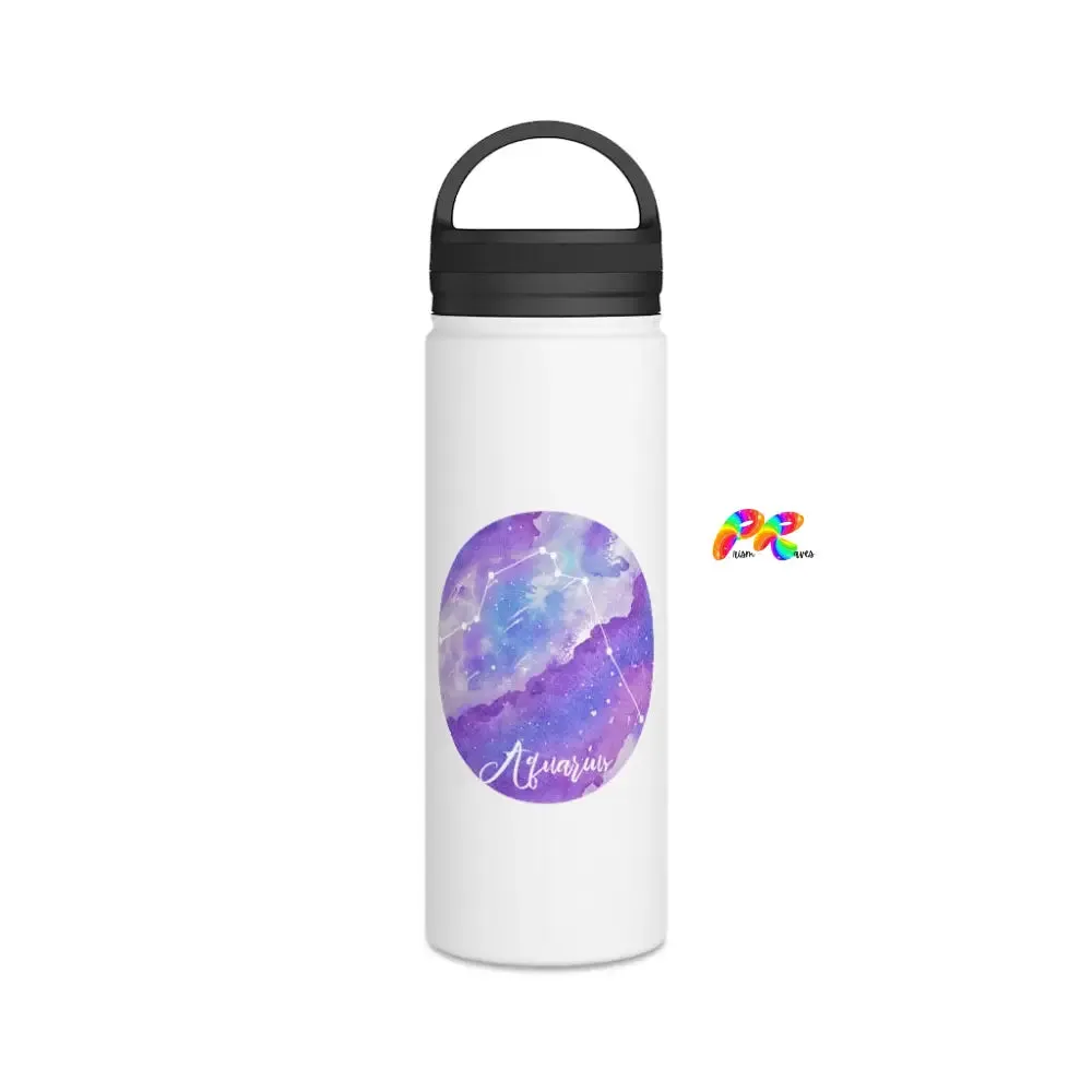 Aquarius Stainless Steel Water Bottle, Handle Lid