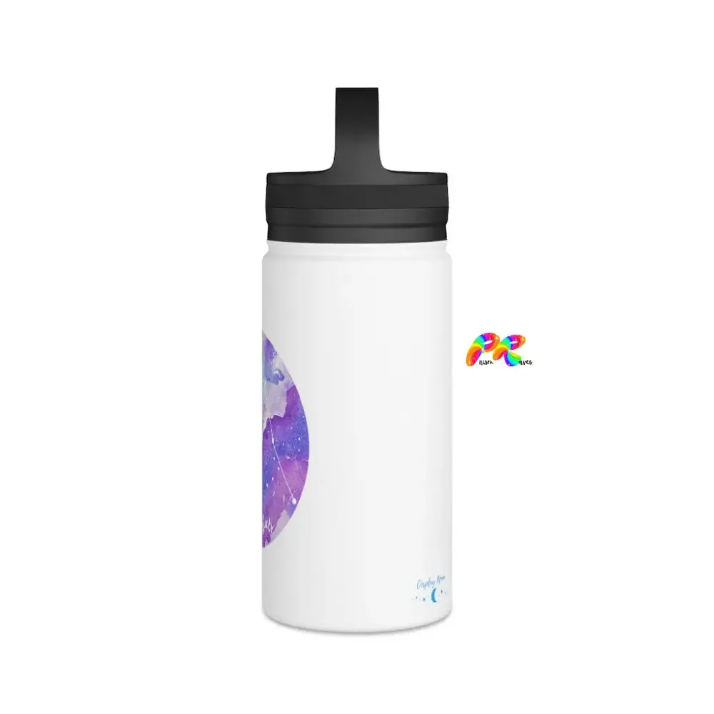 Aquarius Stainless Steel Water Bottle, Handle Lid