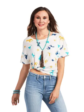 Ariat 10039194 Womens Mojave Tee Multi Print