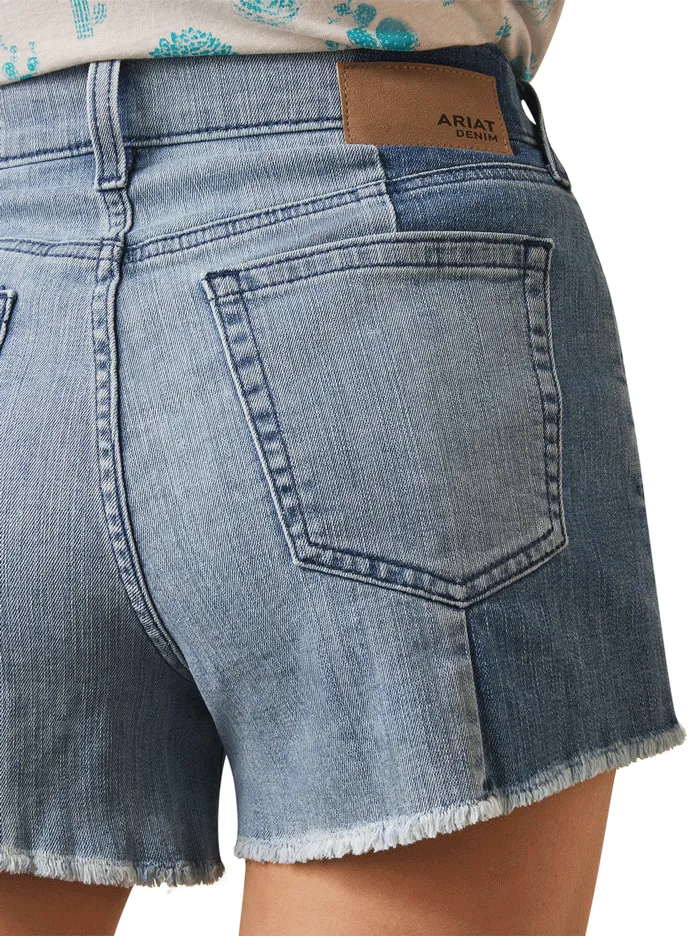 Ariat 10043204 Womens Jazmine Boyfriend Denim Short Blue Shades