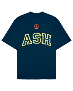 Ashluxe ASH Logo Sports Jersey Navy Blue