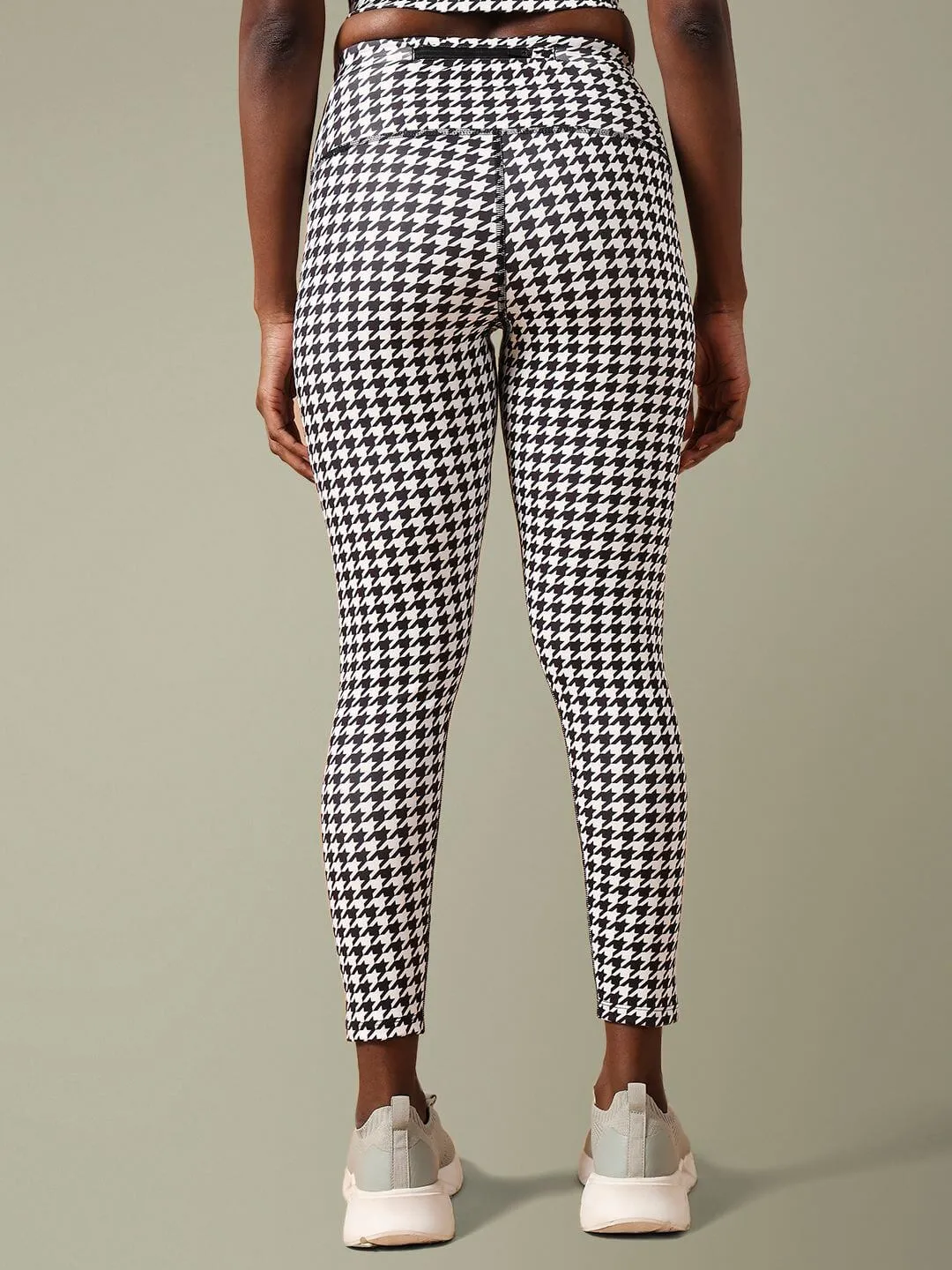 Ath Track 7/8 Leggings Houndstooth