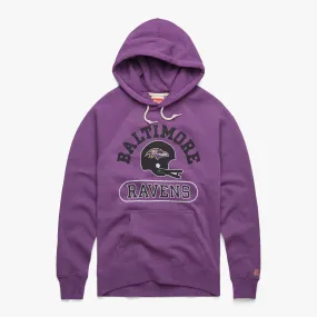 Baltimore Ravens Throwback Helmet Hoodie