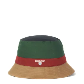 Barbour Laytham Sports Bucket Hat Racing Green / Dark Stone