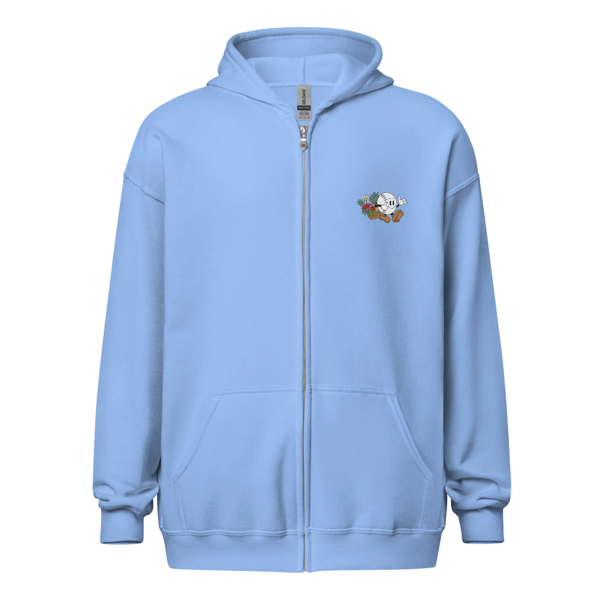 BASEBALL GIRL | ZIP-UP HOODIE