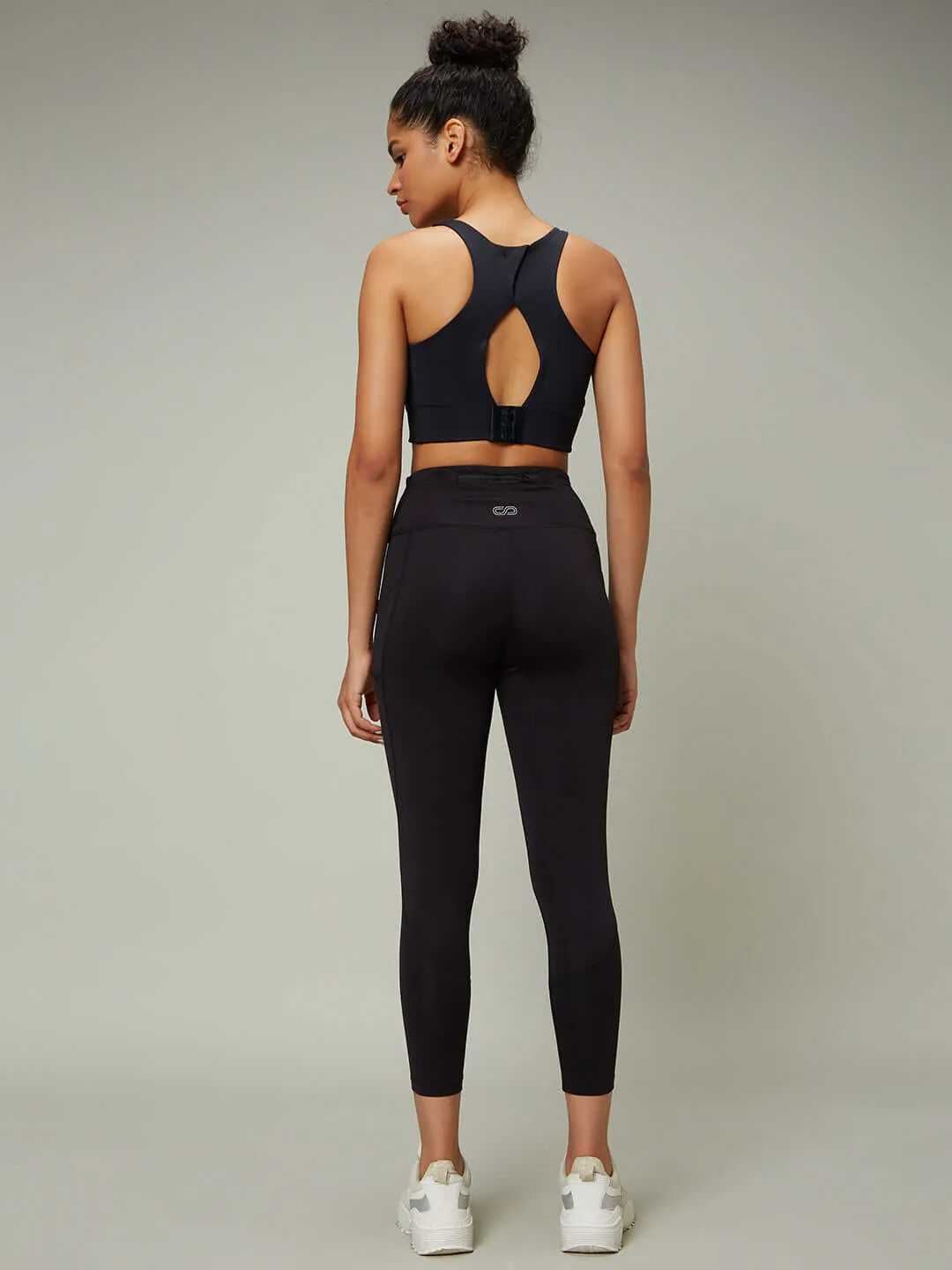 Black High Impact Action Bra & Aura Leggings