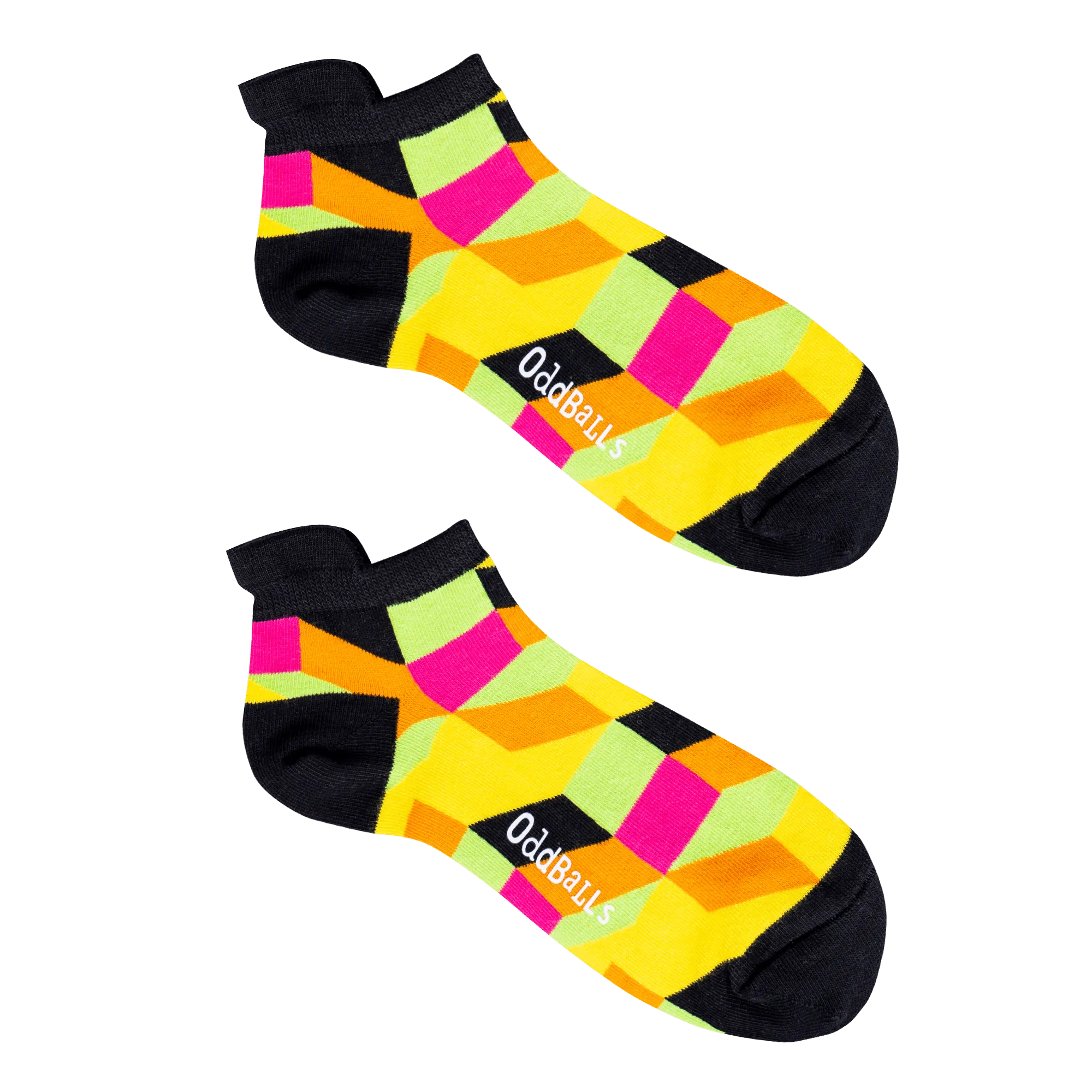 Black Tetris - Ankle Trainer Socks