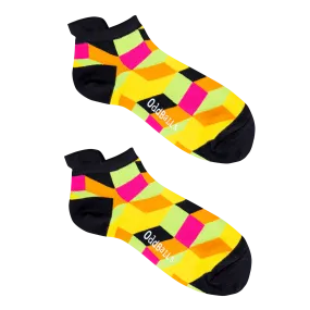 Black Tetris - Ankle Trainer Socks