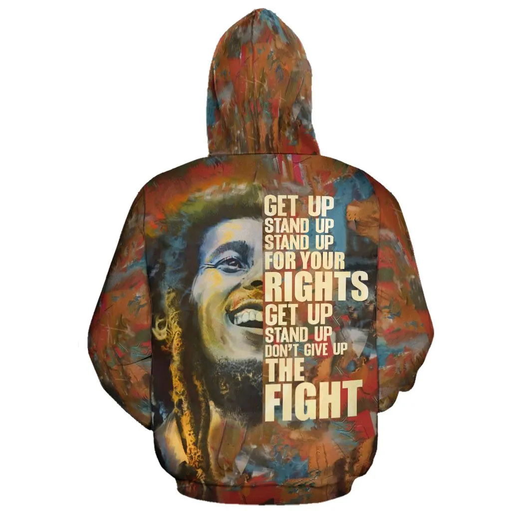 Bob Marley All-over Hoodie and Joggers Set