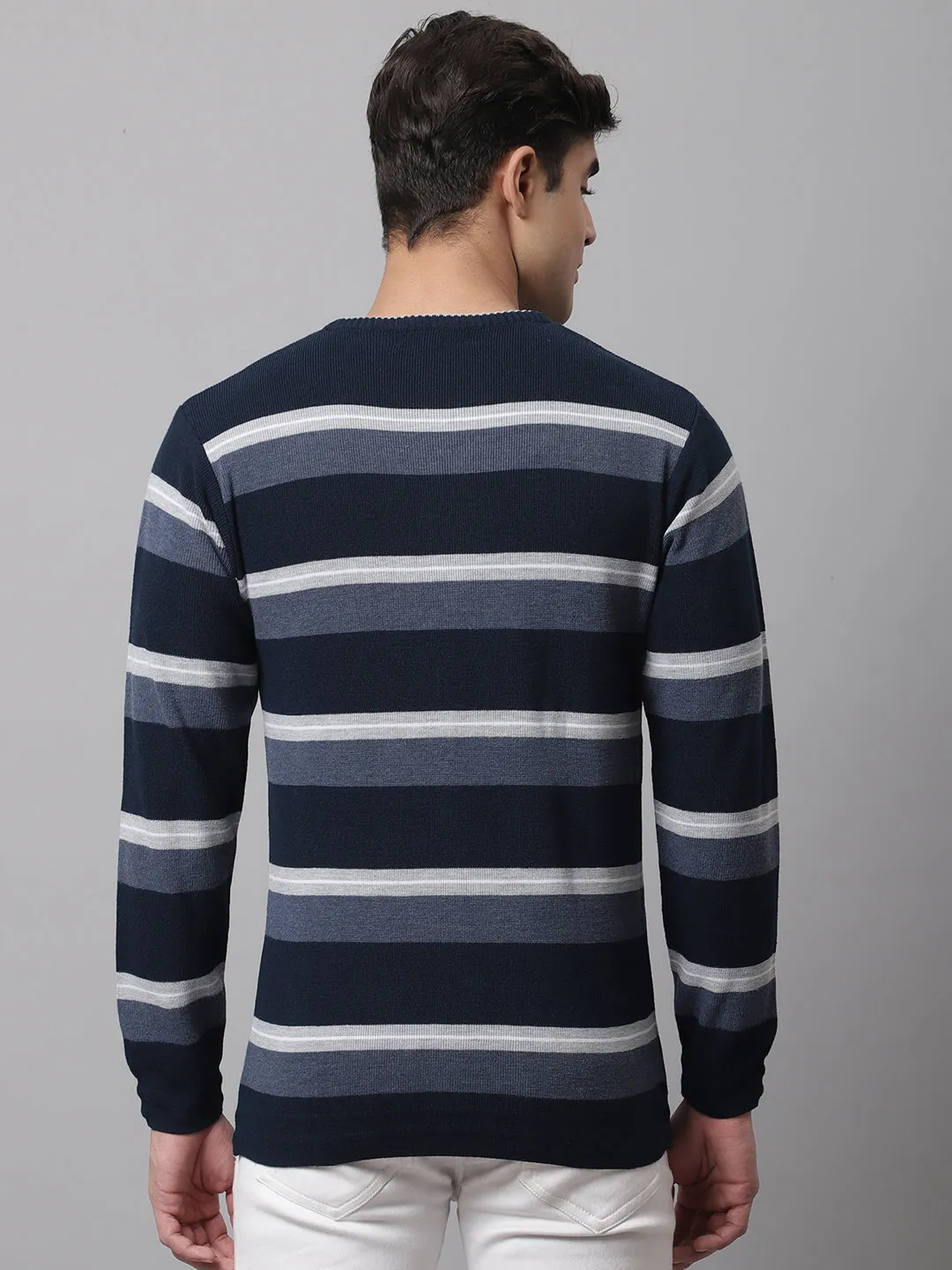 Cantabil  Men Navy Sweater