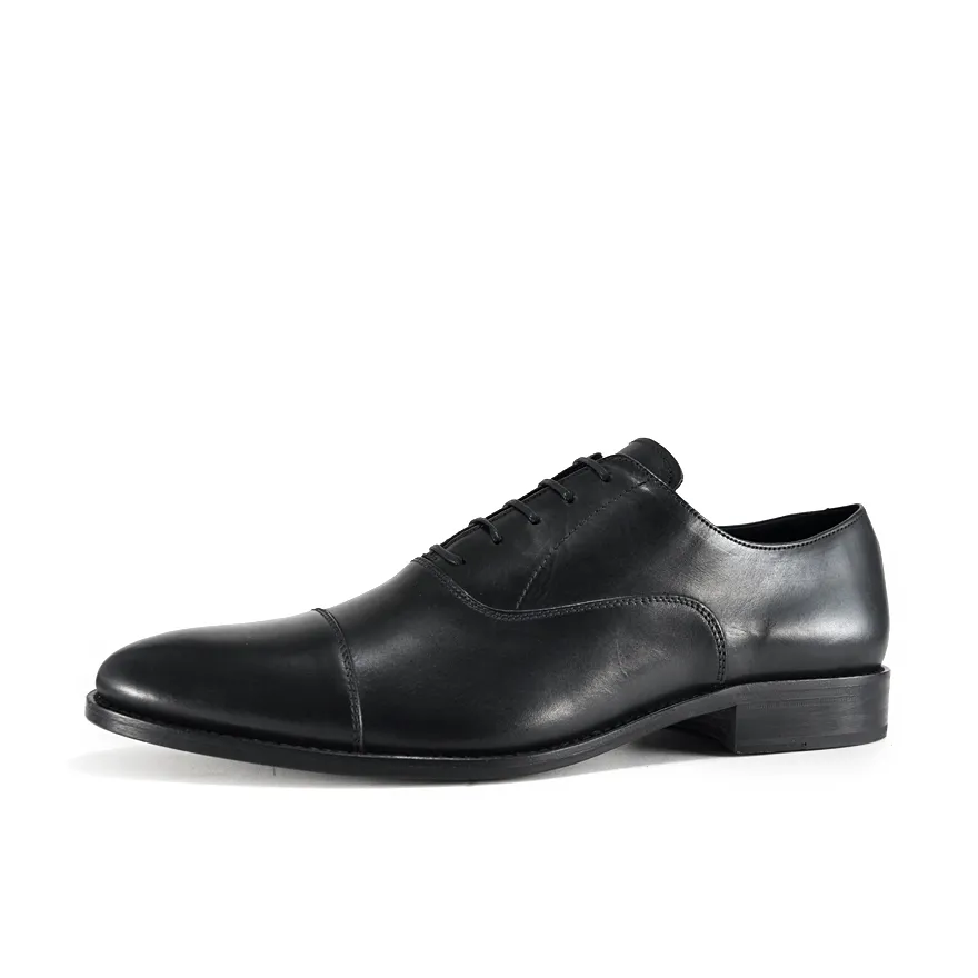 Cap Toe Oxford Black