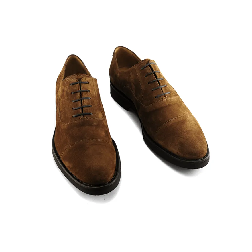 Cap Toe Oxford (rubber Sole) Tabacco