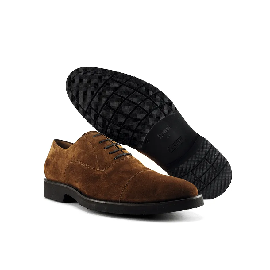 Cap Toe Oxford (rubber Sole) Tabacco