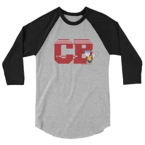 Charlie Brown Initials ¾ Sleeve Raglan T-Shirt