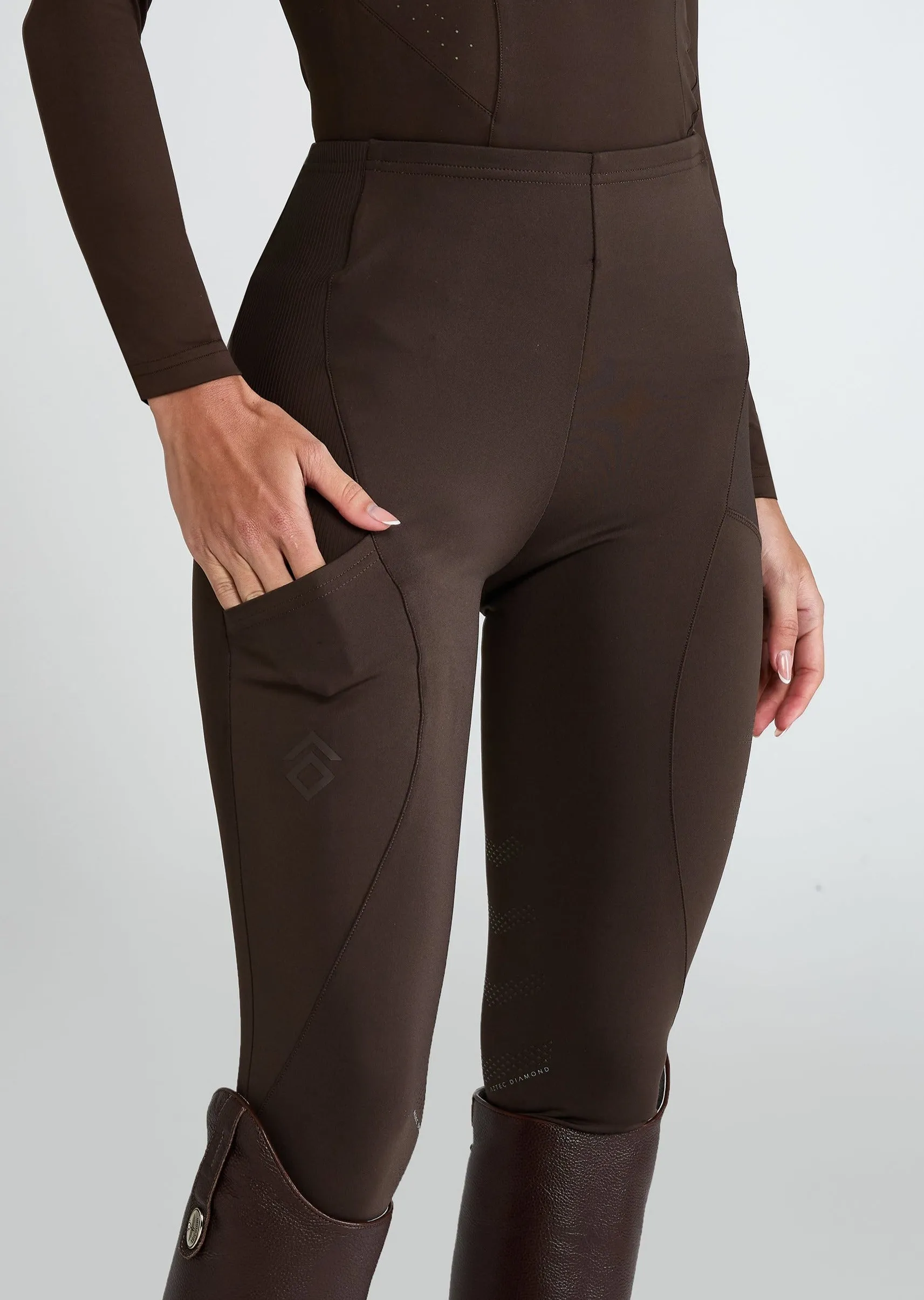 Chocolate Core Leggings Knee Grip