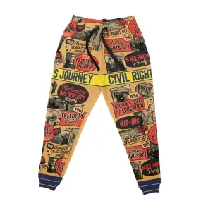 Civil Rights Events in 50s Style Joggers