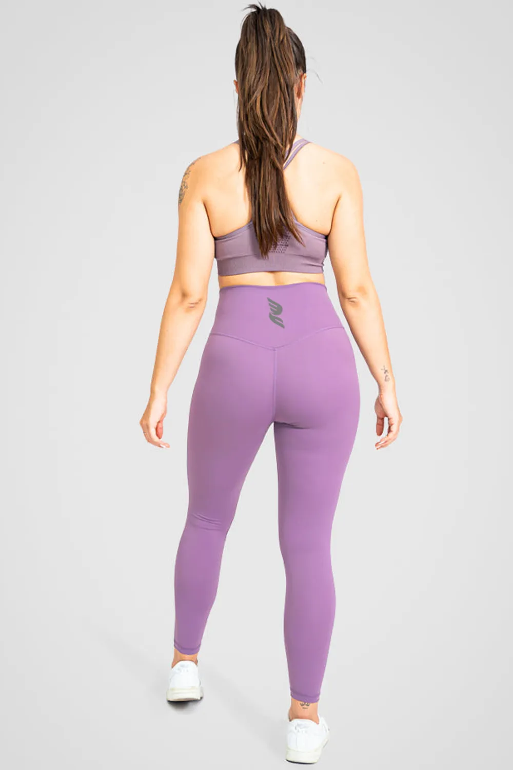 CLASSIC HIGH WAISTED LEGGINGS (Dark Purple)