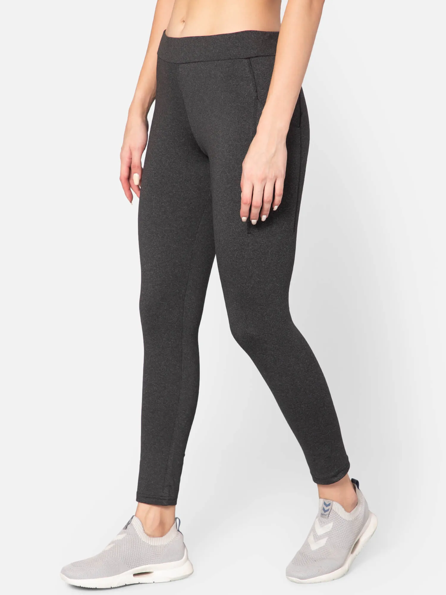 Clio Women Polyester Black Tight