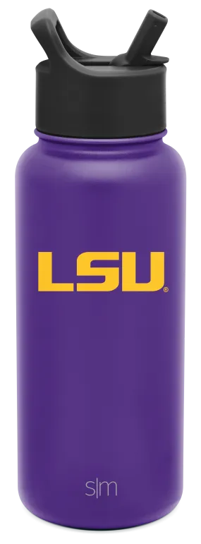 Collegiate Summit Water Bottle with Straw Lid