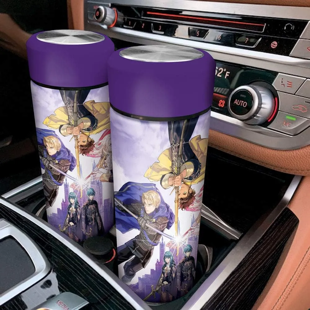 Controller Gear Fire Emblem Vacuum Insulated Stainless Steel Water Bottle, 17 ounce, 500 mL, Three Houses