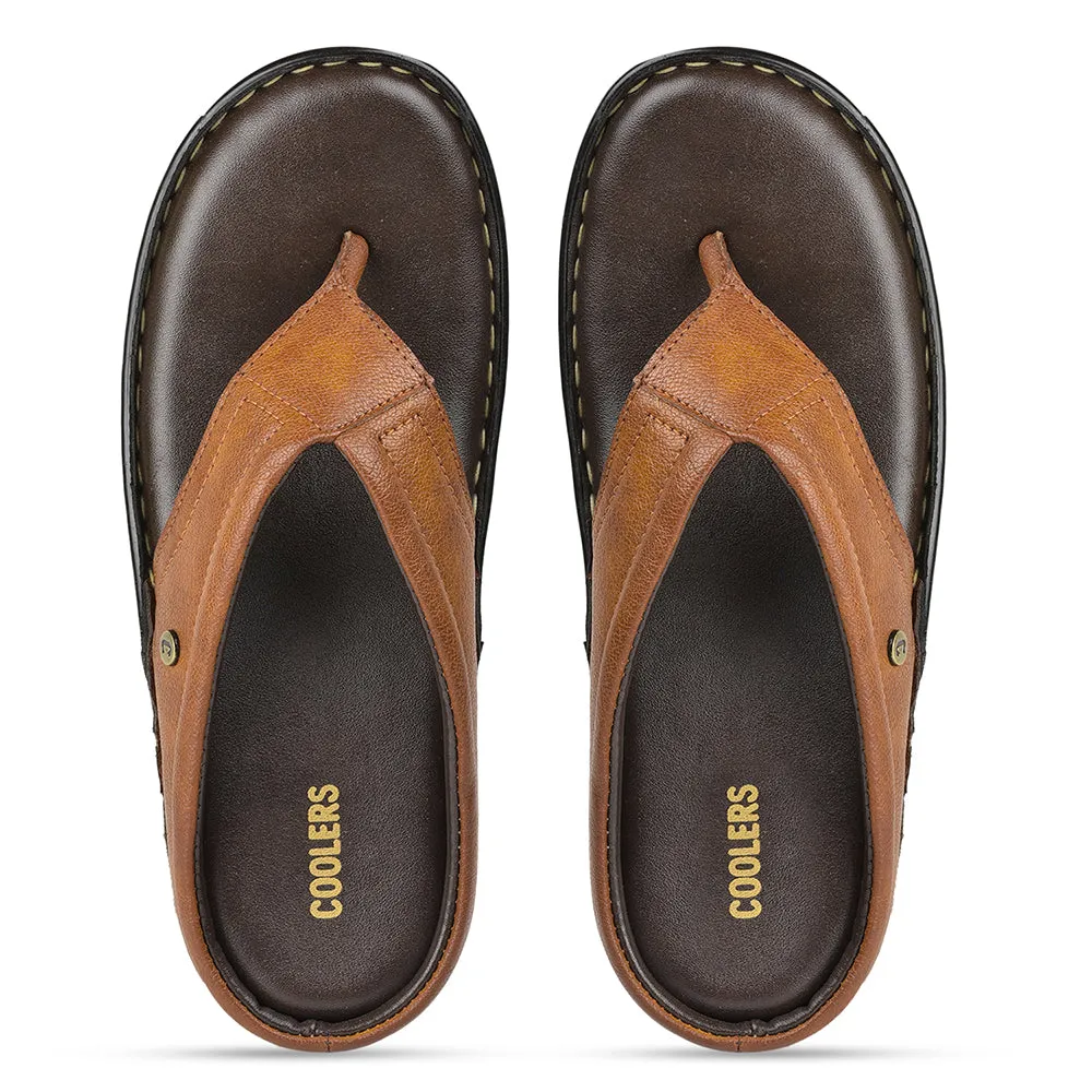 Coolers By Liberty AVN-08 Casual Tan Slippers For Men