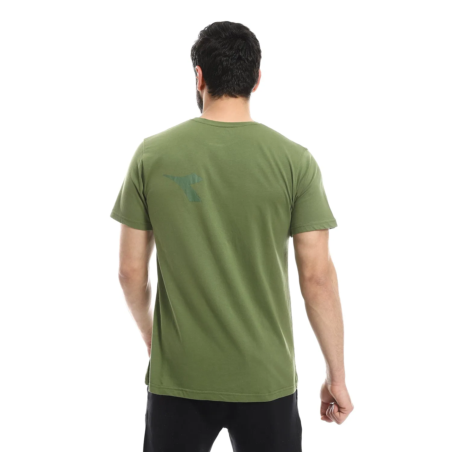 Diadora Men Cotton Printed  T-Shirt