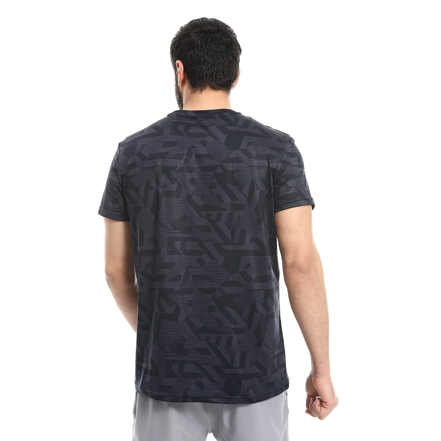 Diadora Men Sports Printed T-Shirt