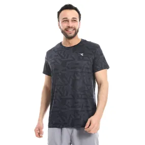 Diadora Men Sports Printed T-Shirt