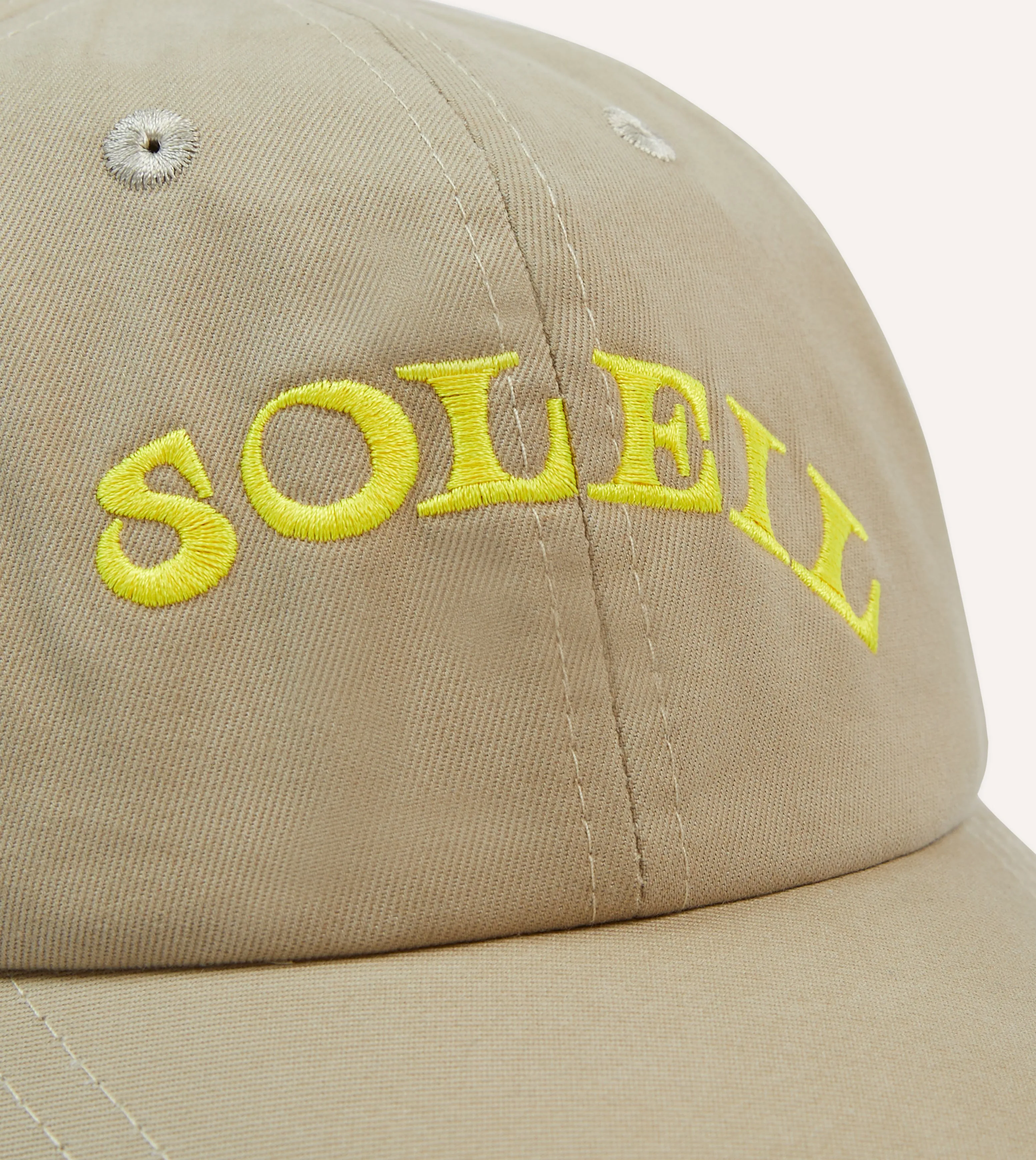 Ecru Soleil Cotton Twill Baseball Cap