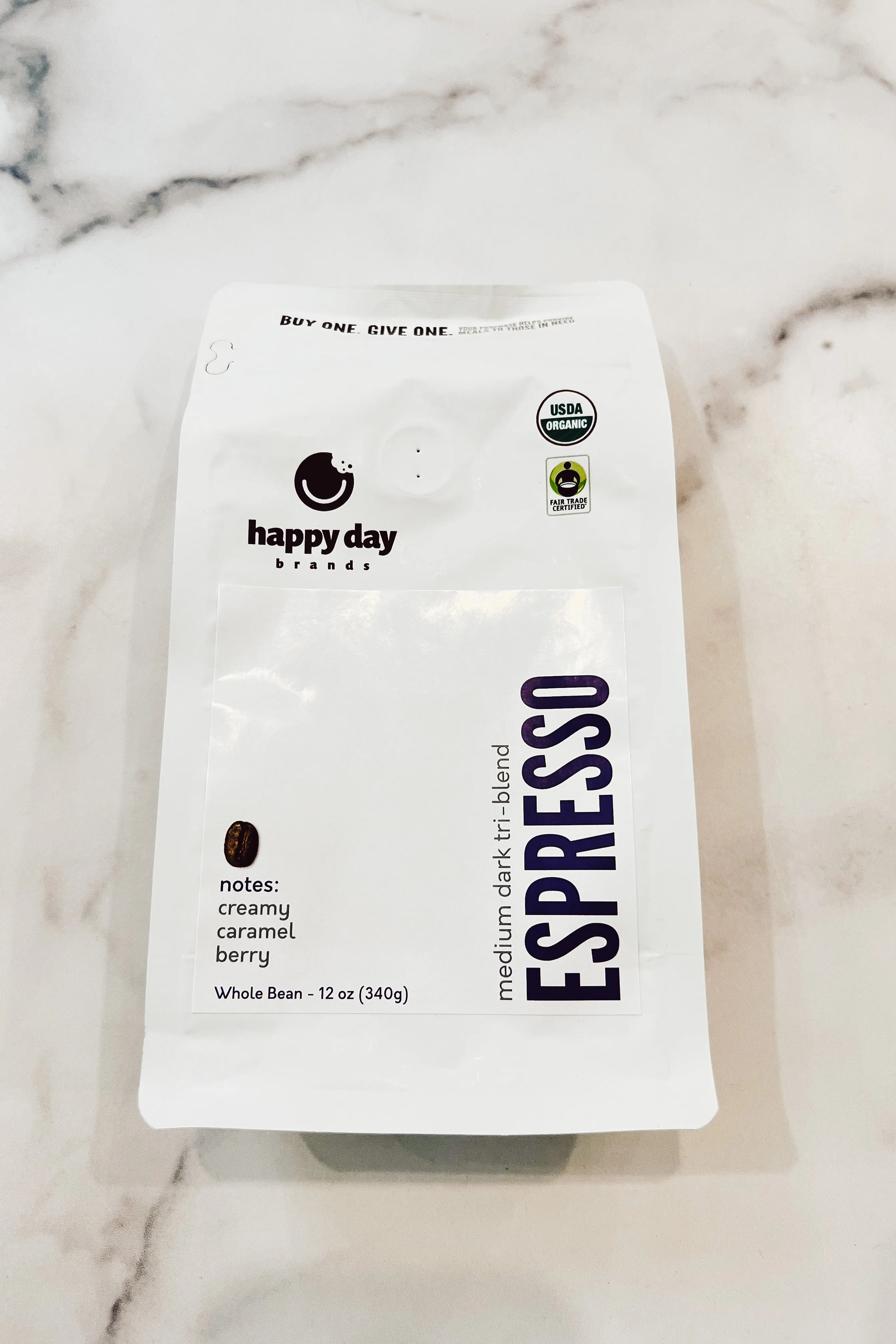 Espresso Fairtrade Organic Whole Bean Coffee