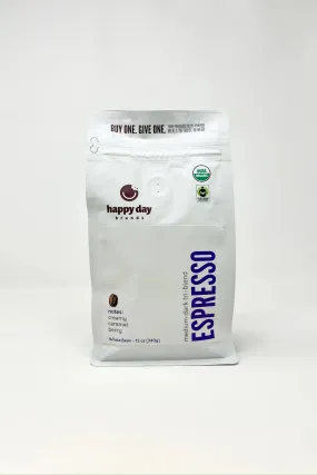 Espresso Fairtrade Organic Whole Bean Coffee