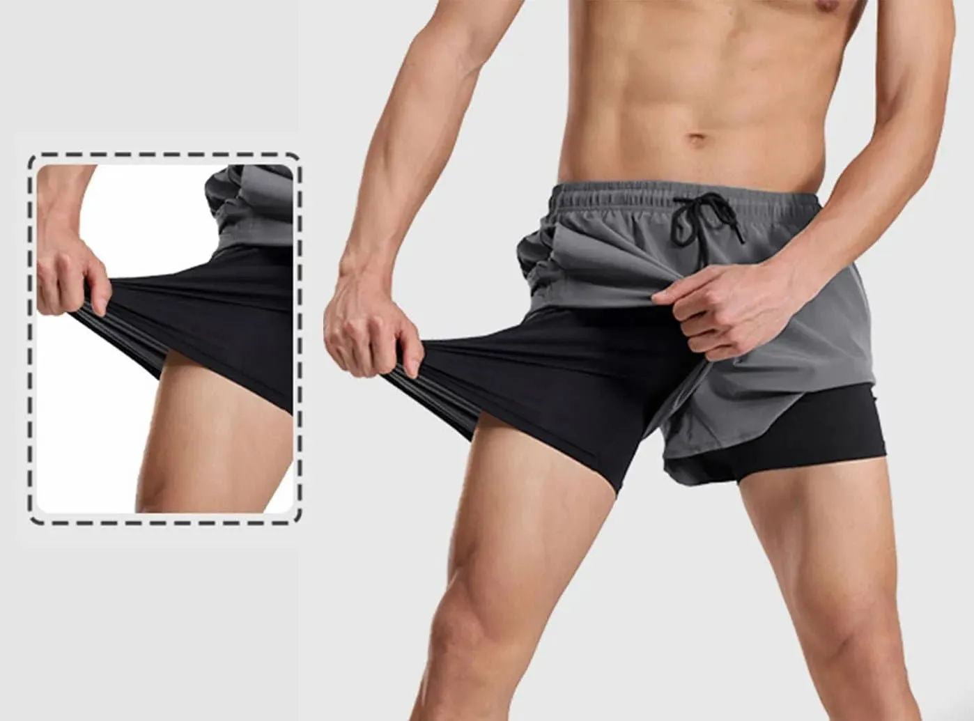 FitVille QuickDry Sports Shorts V3