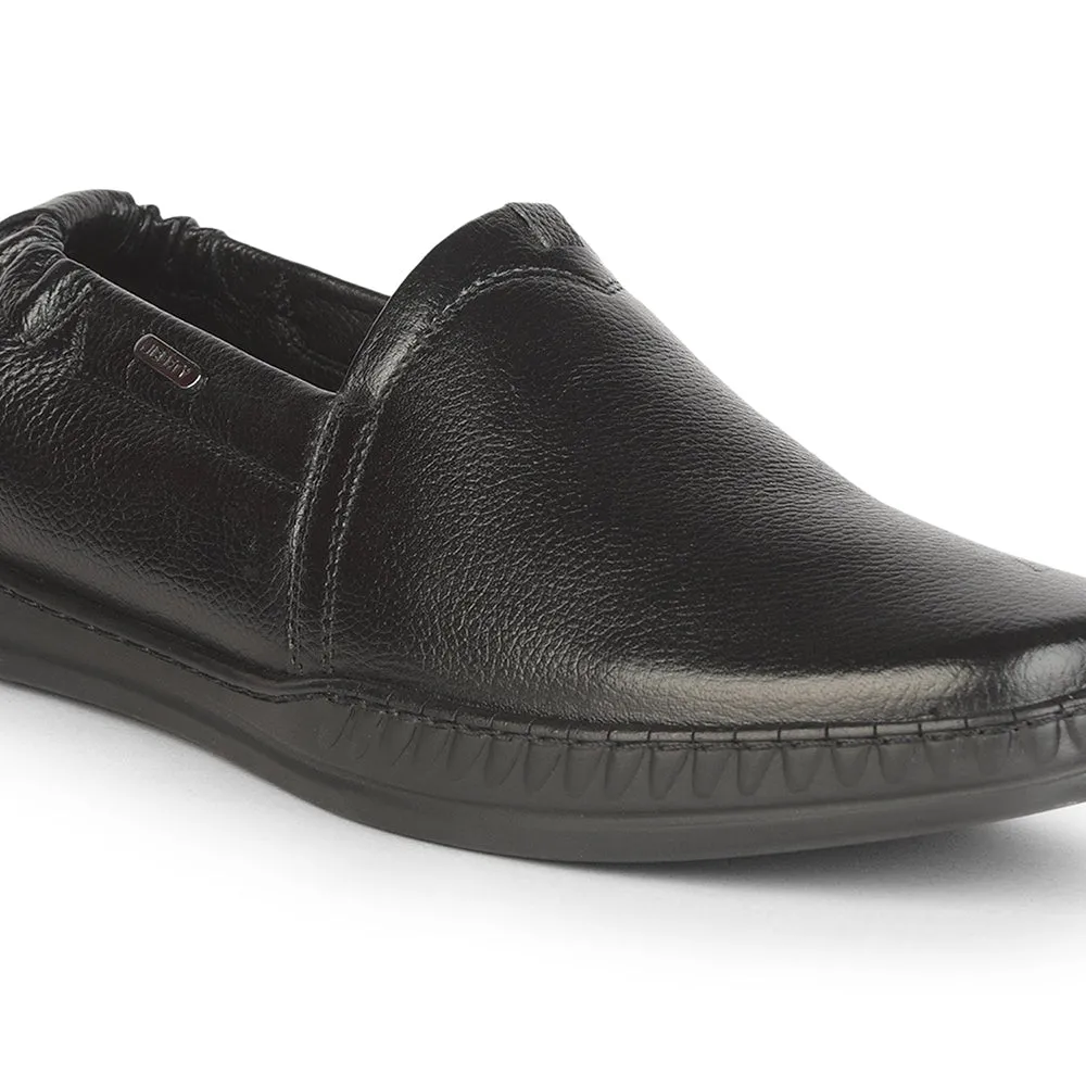 Fortune (Black) Casual Loafer Shoes For Men BM-29 By Liberty