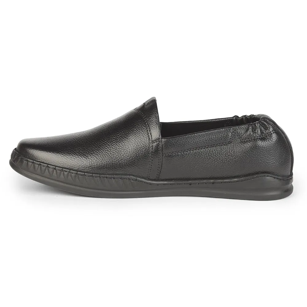 Fortune (Black) Casual Loafer Shoes For Men BM-29 By Liberty