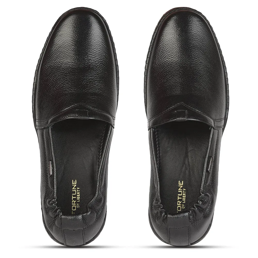 Fortune (Black) Casual Loafer Shoes For Men BM-29 By Liberty