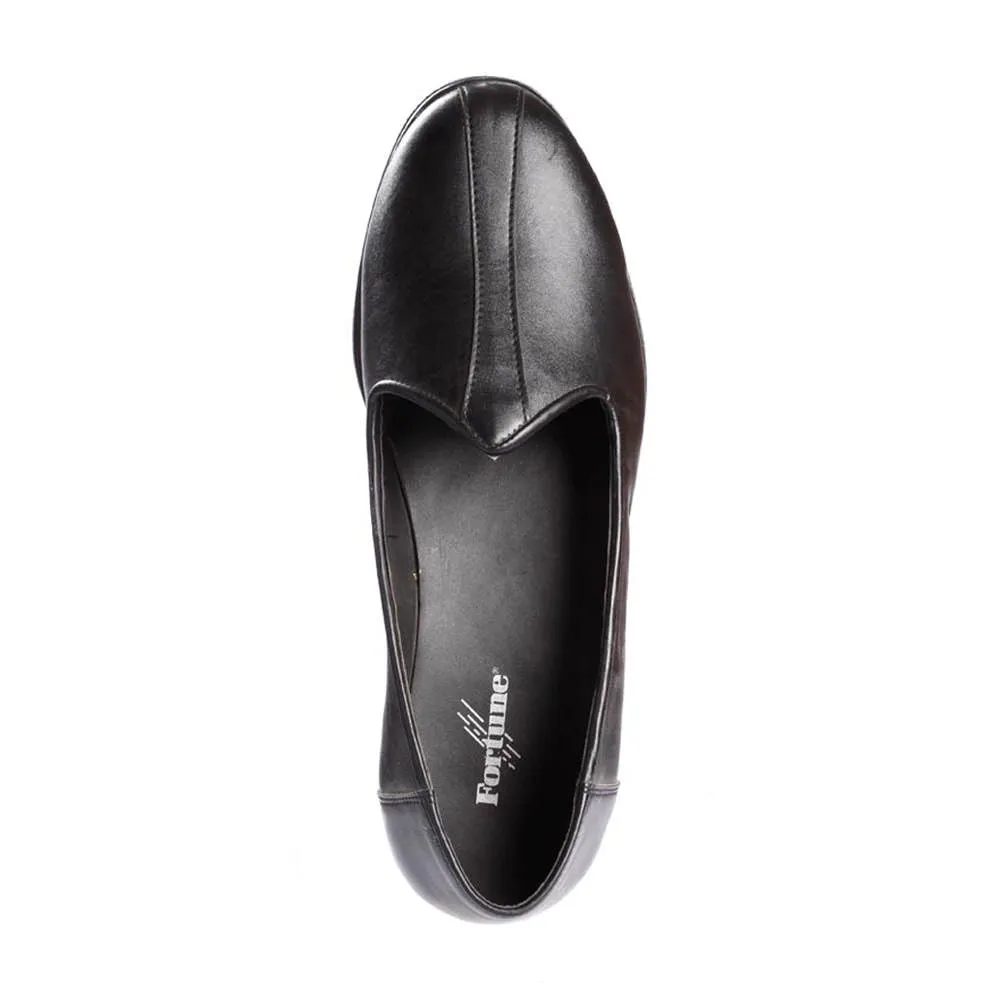 Fortune (Black) Casual Mojari Jutti For Men NAGRA By Liberty