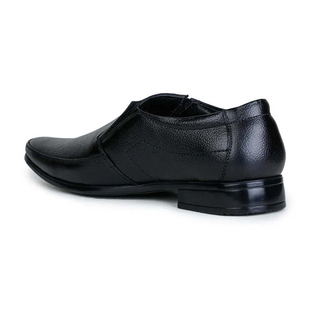 Fortune (Black) Classic Loafer Shoes For Men HOL-15 By Liberty