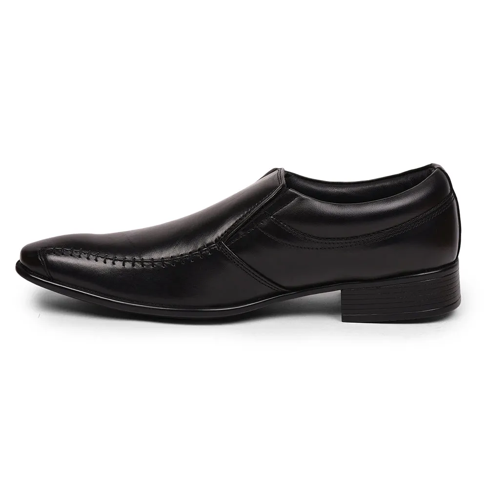 Fortune (Black) Classic Loafer Shoes For Men JPL-117 By Liberty